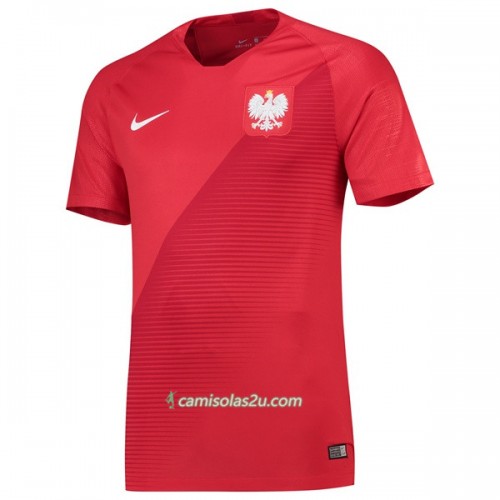 Camisolas de Futebol Polónia Equipamento Alternativa Copa do Mundo 2018 Manga Curta Camisolas de Futebol Polónia Equipamento Alternativa Copa do Mundo 2018 Manga Curta